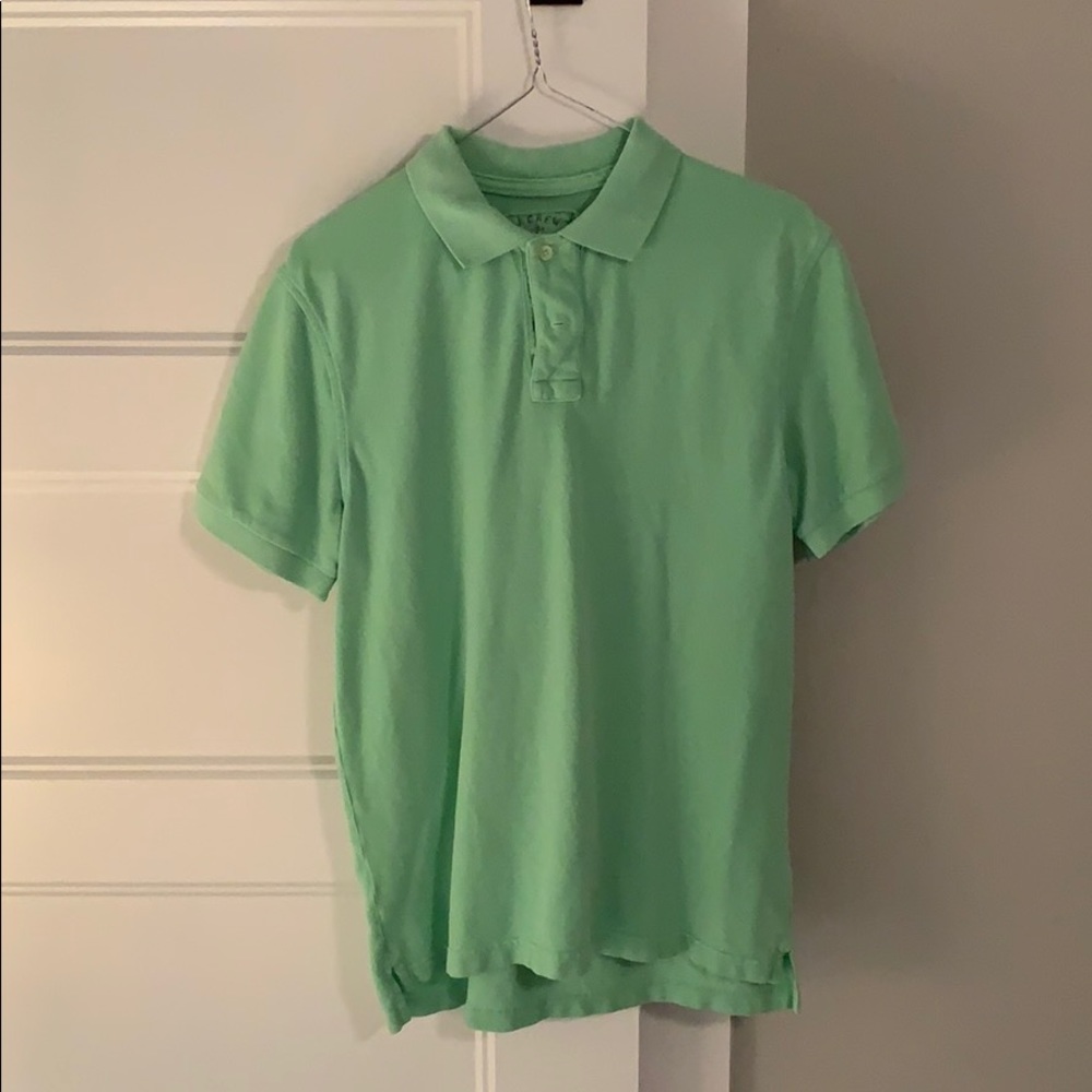 Like new light green, barely worn mens J Crew polo